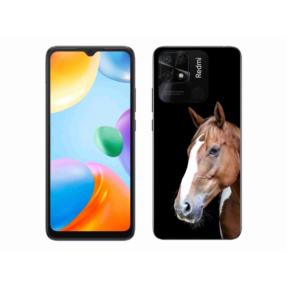 Gelový kryt mmCase na Xiaomi Redmi 10C - hnědý kůň 3