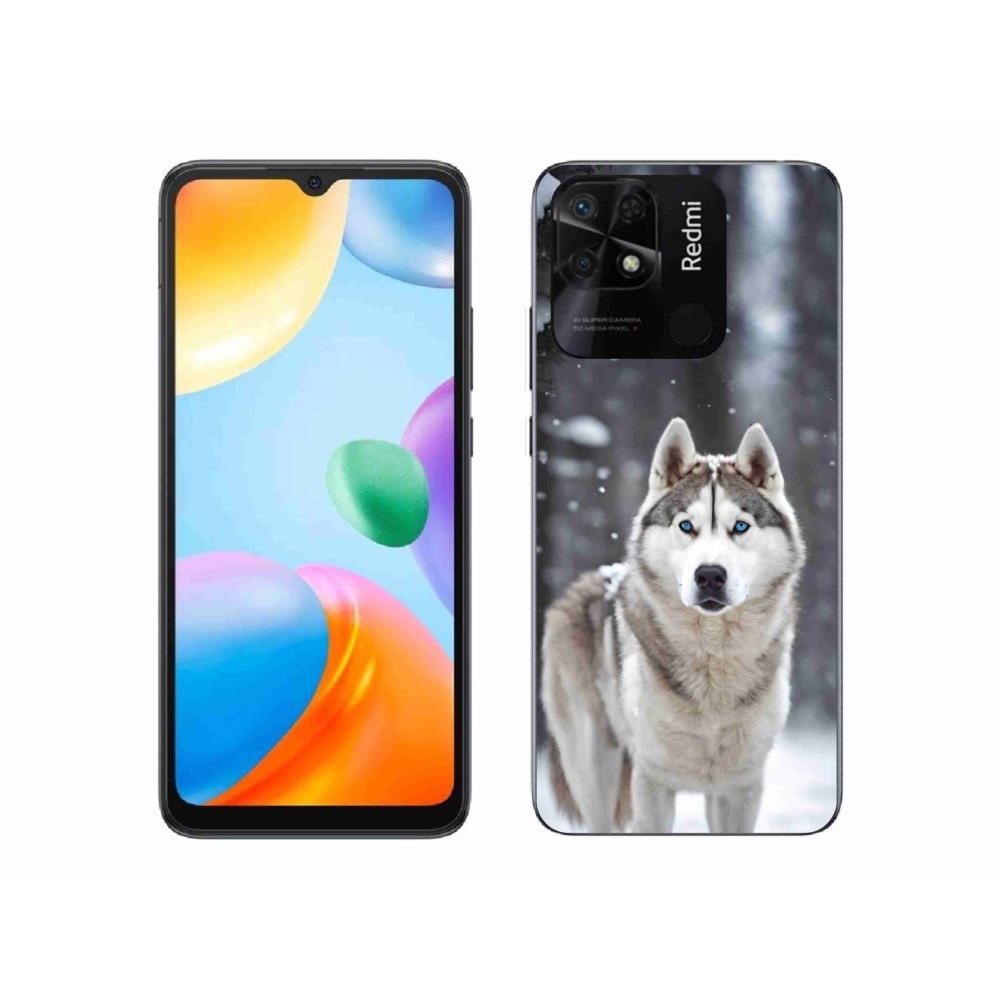 Gelový kryt mmCase na Xiaomi Redmi 10C - husky 2