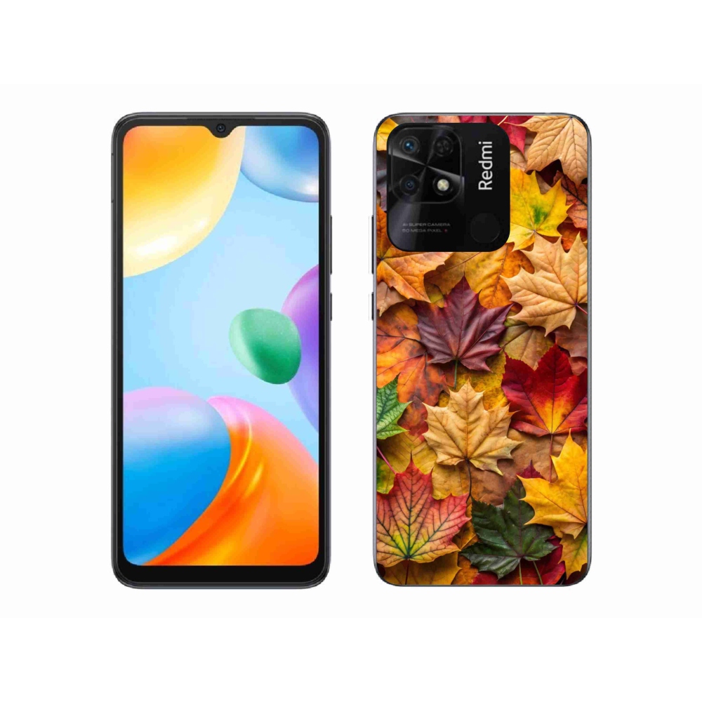 Gelový kryt mmCase na Xiaomi Redmi 10C - javorové listy 2