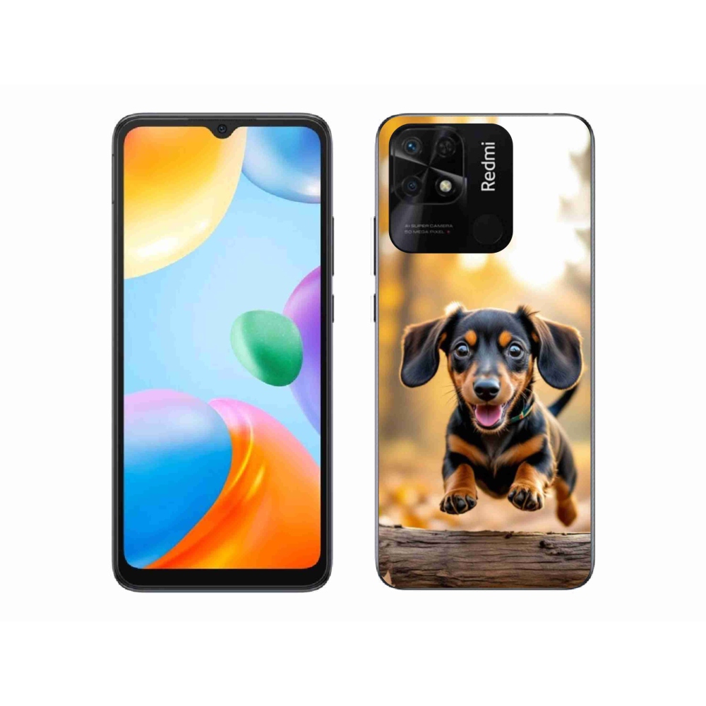 Gelový kryt mmCase na Xiaomi Redmi 10C - jezevčík 2