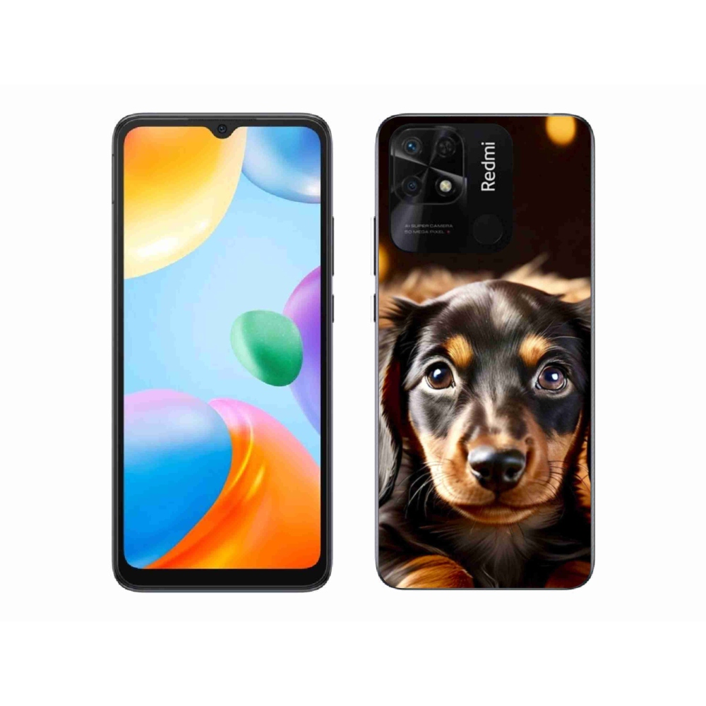 Gelový kryt mmCase na Xiaomi Redmi 10C - jezevčík