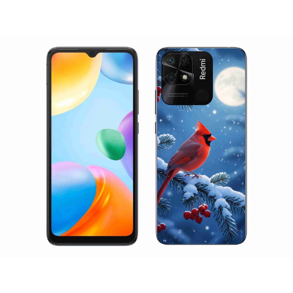 Gelový kryt mmCase na Xiaomi Redmi 10C - kardinál červený