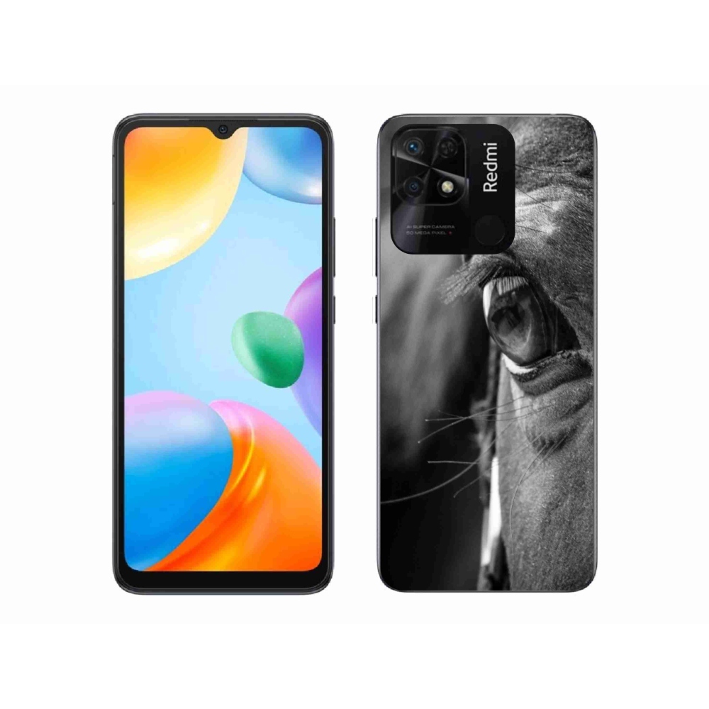 Gelový kryt mmCase na Xiaomi Redmi 10C - koňský pohled