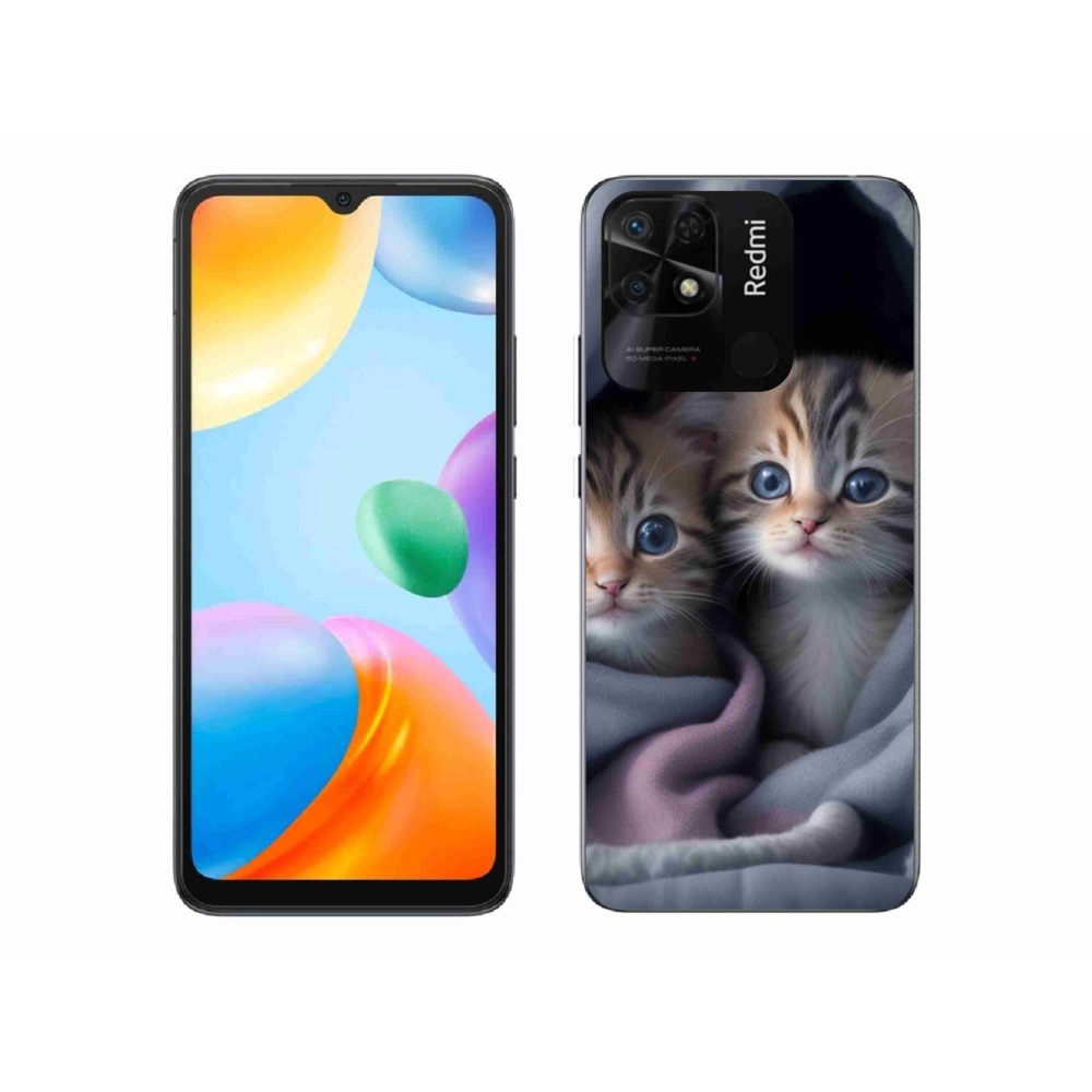 Gelový kryt mmCase na Xiaomi Redmi 10C - kočičí duo 2