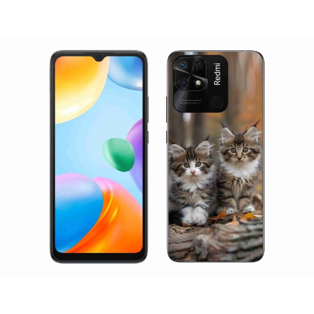 Gelový kryt mmCase na Xiaomi Redmi 10C - kočičí duo 3