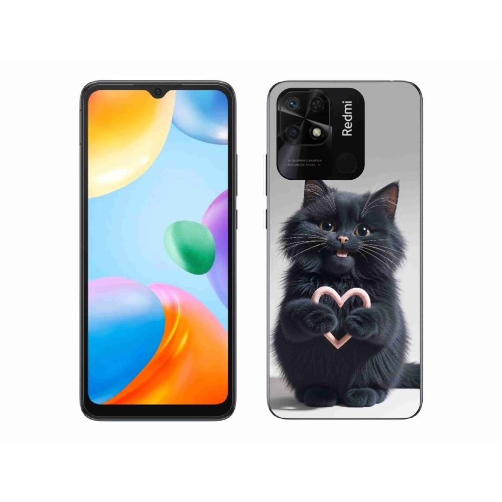 Gelový kryt mmCase na Xiaomi Redmi 10C - kočičí láska 3