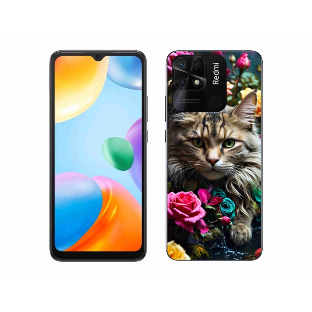 Gelový kryt mmCase na Xiaomi Redmi 10C - kočíčí pohled 2