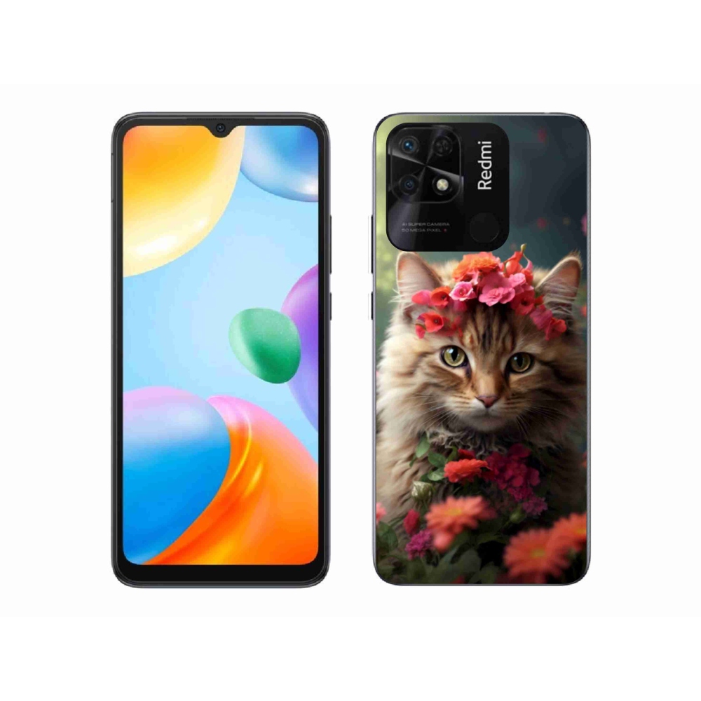 Gelový kryt mmCase na Xiaomi Redmi 10C - kočíčí princezna