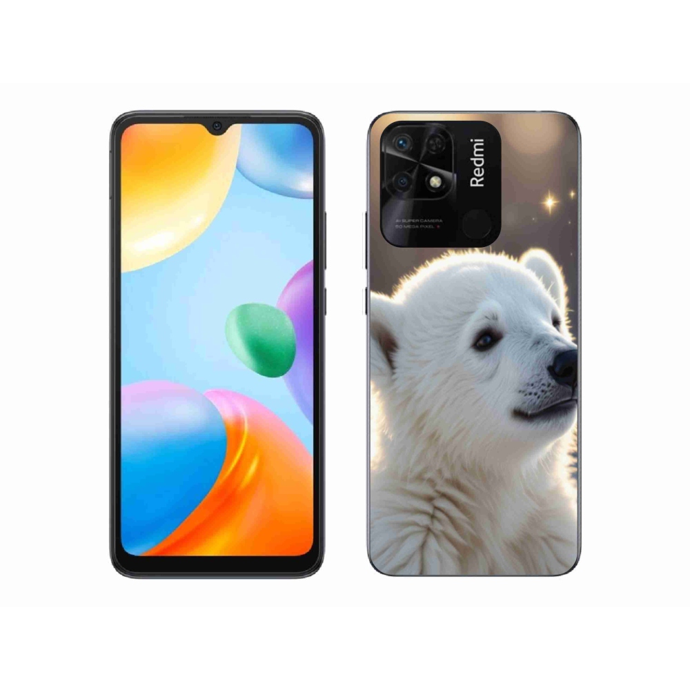 Gelový kryt mmCase na Xiaomi Redmi 10C - lední medvěd