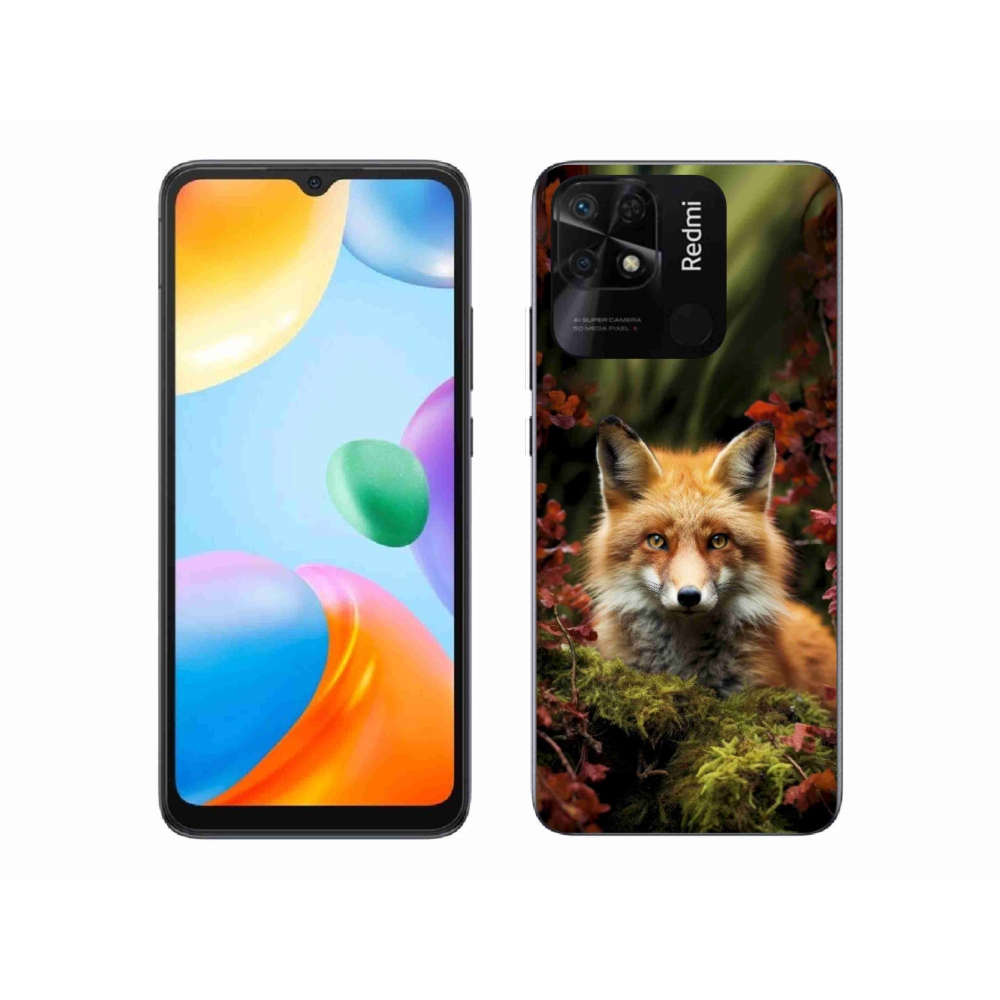 Gelový kryt mmCase na Xiaomi Redmi 10C - liška v lese