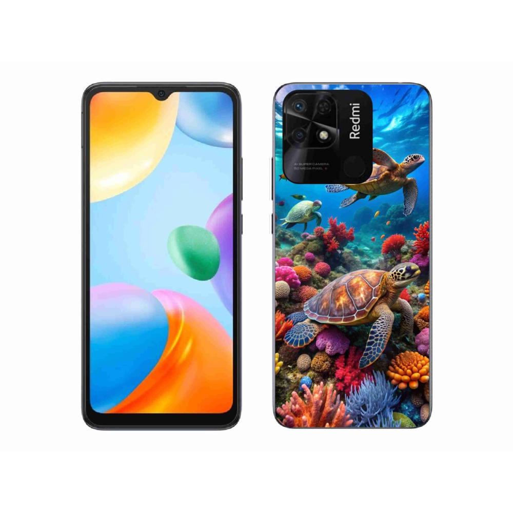 Gelový kryt mmCase na Xiaomi Redmi 10C - mořský svět 2