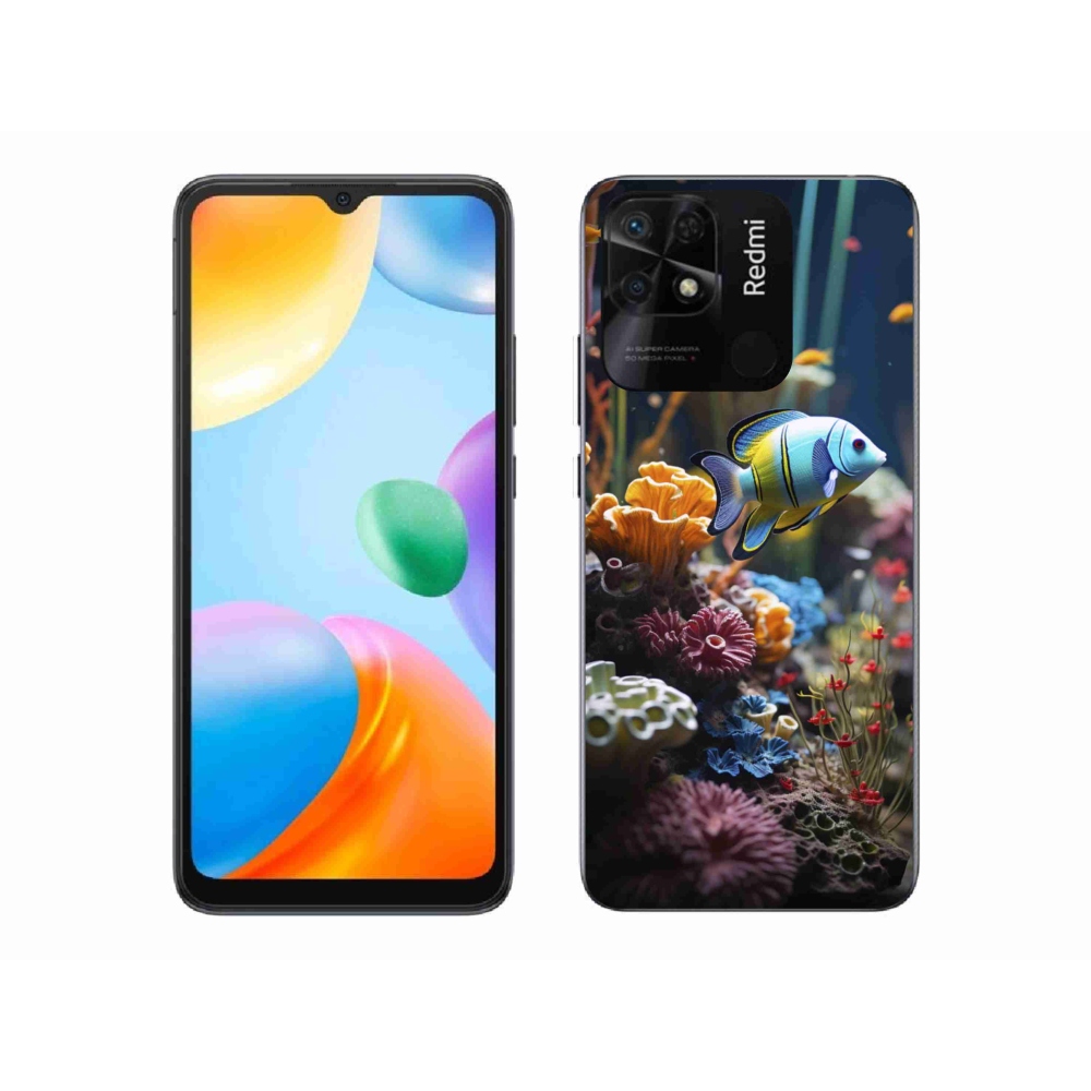 Gelový kryt mmCase na Xiaomi Redmi 10C - mořský svět 5