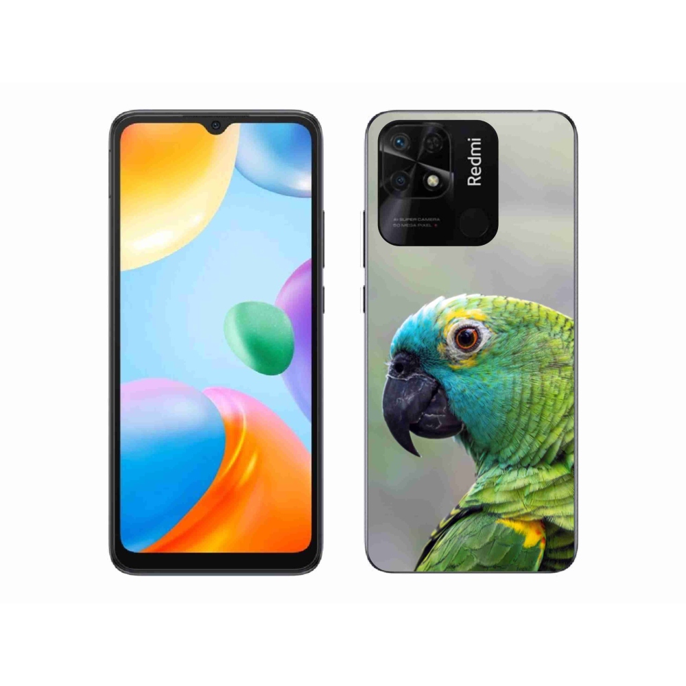 Gelový kryt mmCase na Xiaomi Redmi 10C - papoušek amazoňan