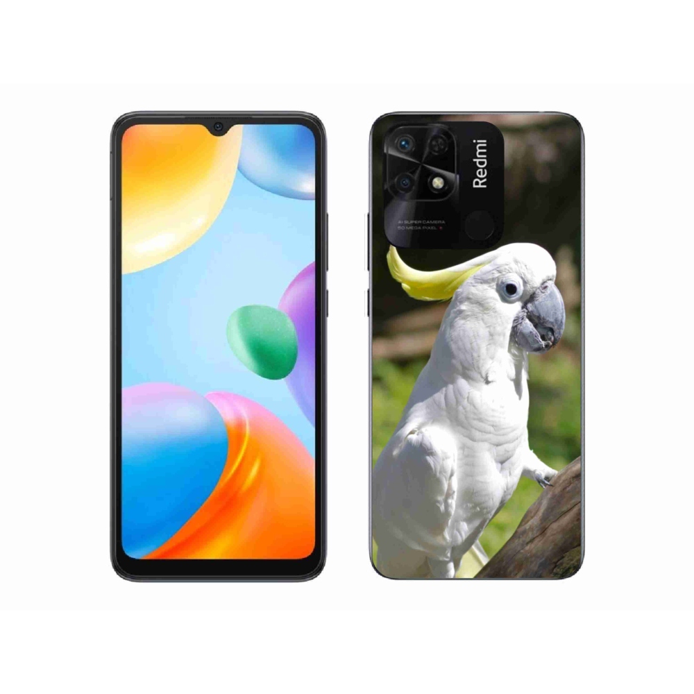 Gelový kryt mmCase na Xiaomi Redmi 10C - papoušek kakadu 2