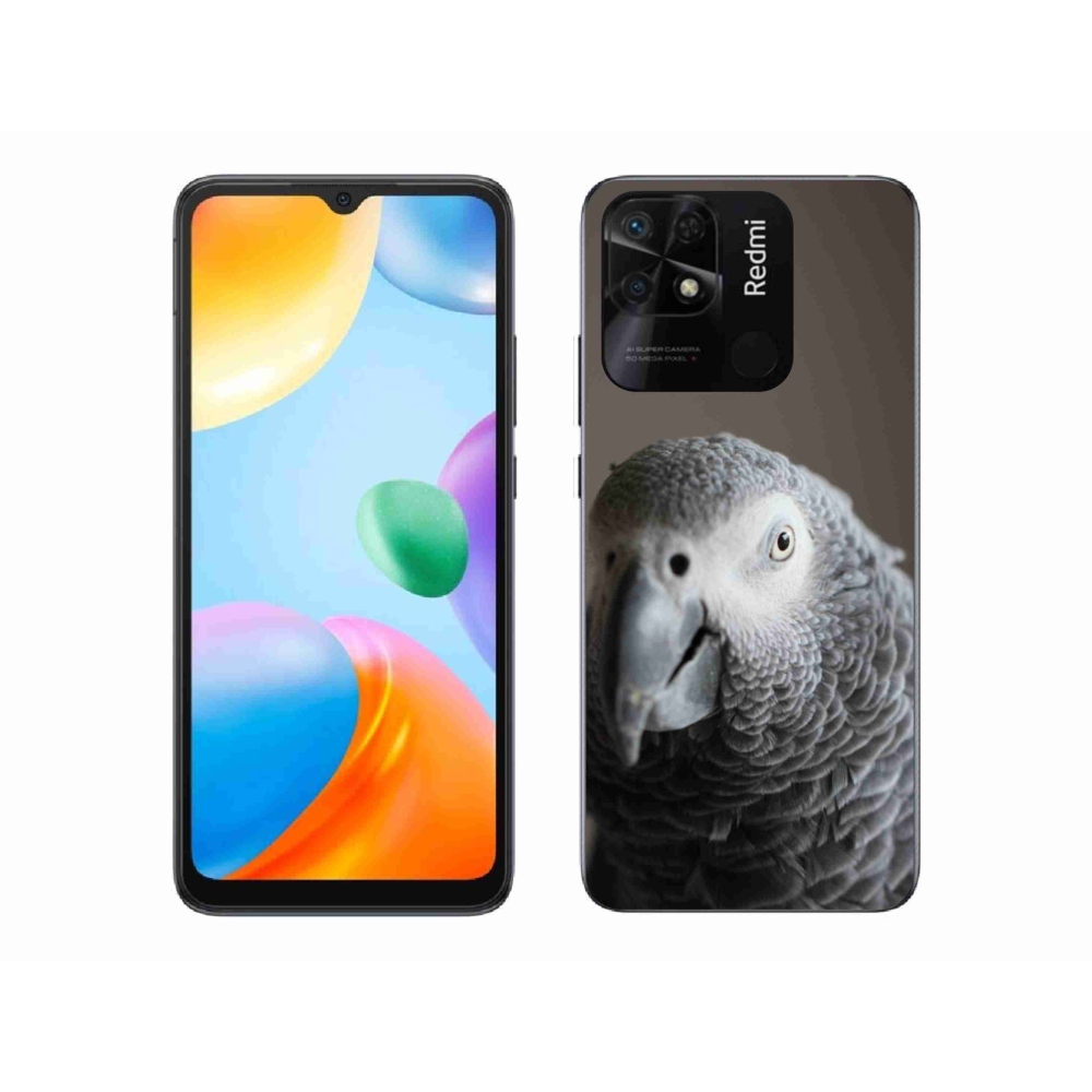Gelový kryt mmCase na Xiaomi Redmi 10C - papoušek žako 2