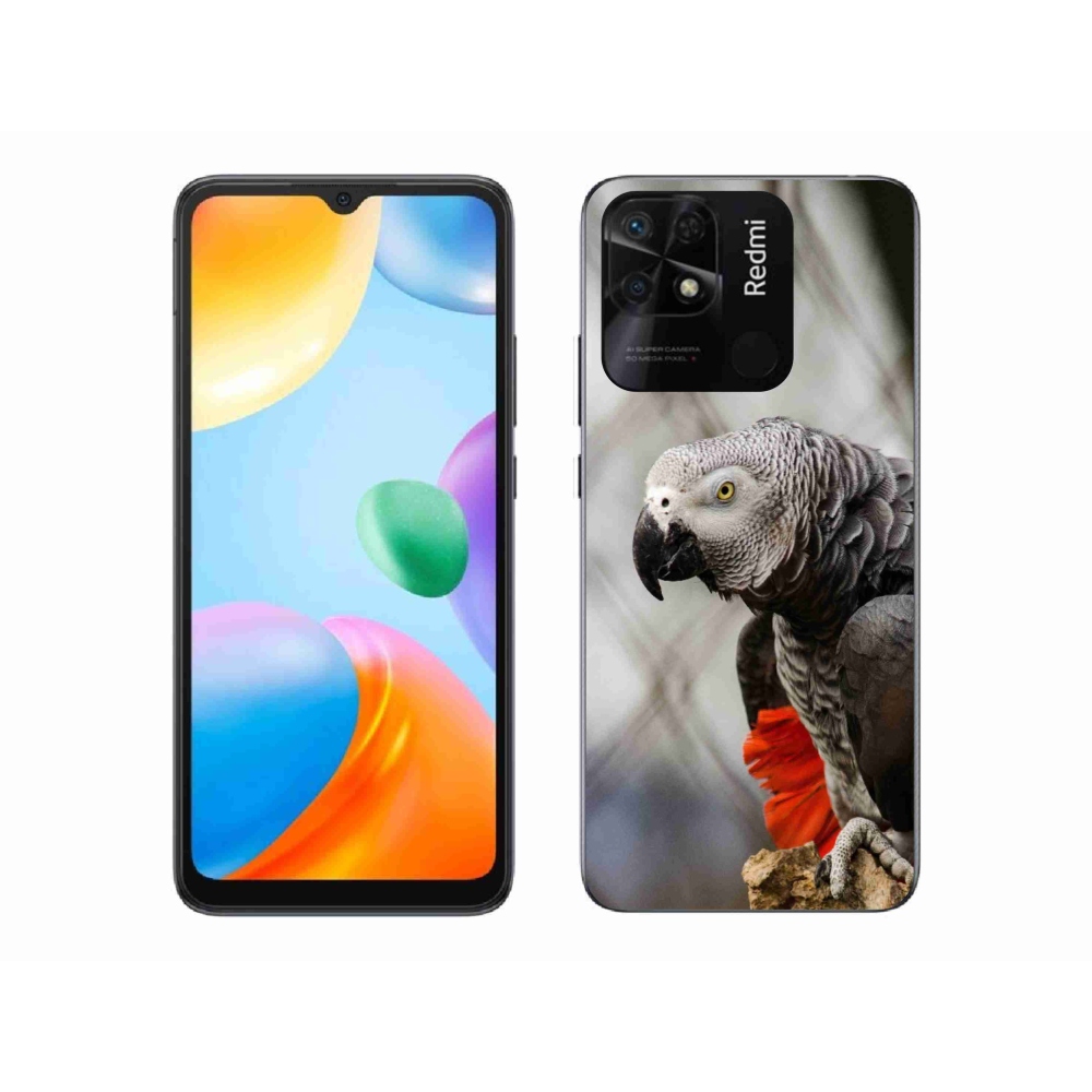 Gelový kryt mmCase na Xiaomi Redmi 10C - papoušek žako 3