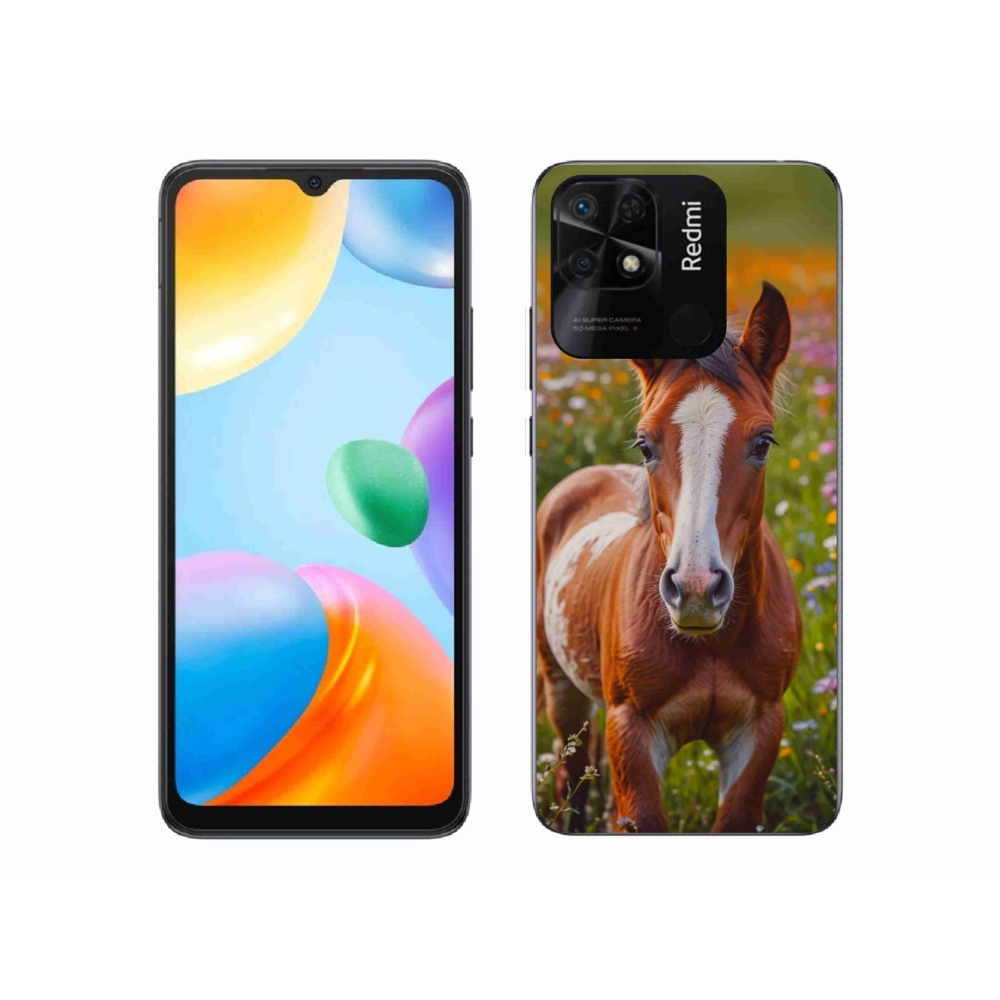 Gelový kryt mmCase na Xiaomi Redmi 10C - roztomilé hříbě