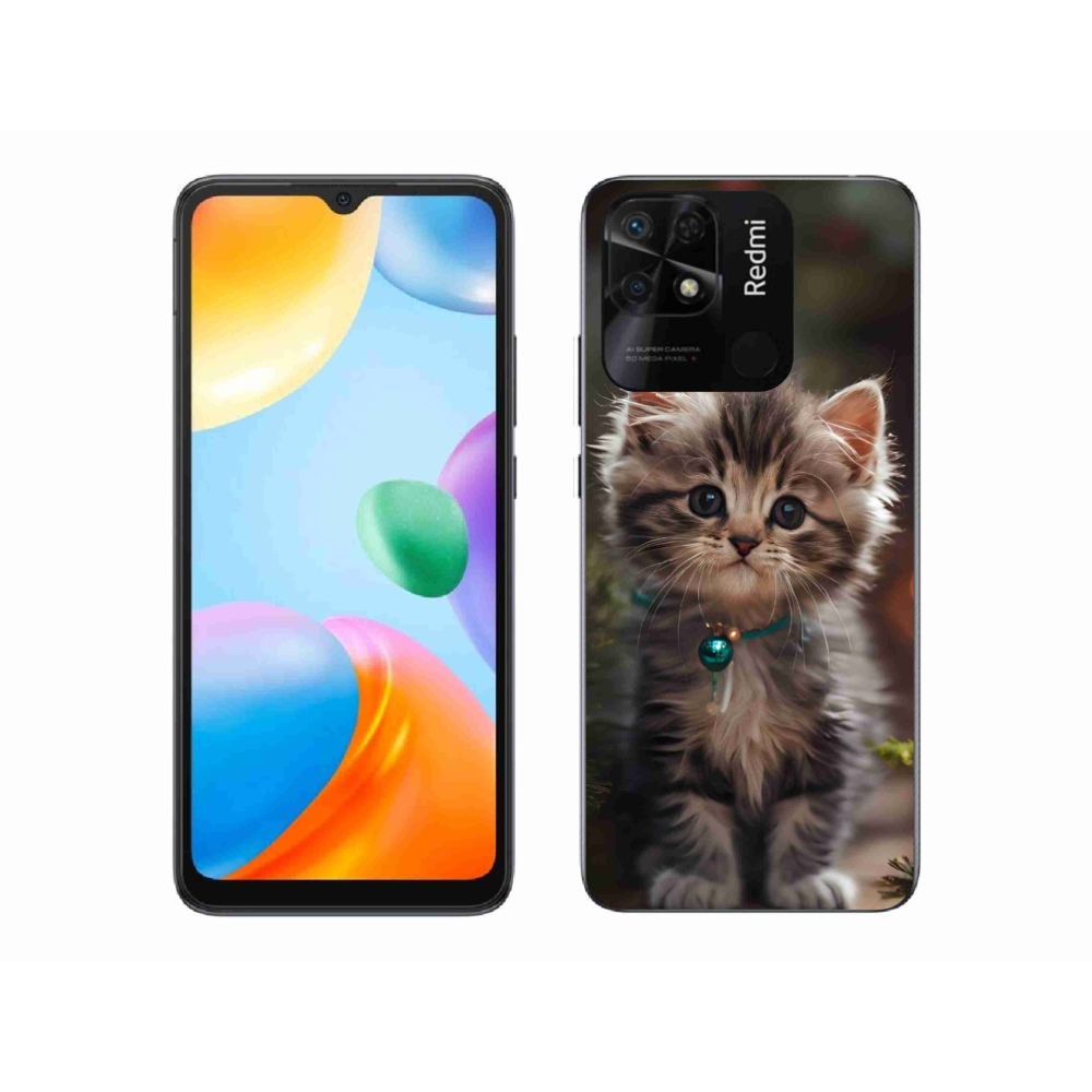 Gelový kryt mmCase na Xiaomi Redmi 10C - roztomilé kotě 11