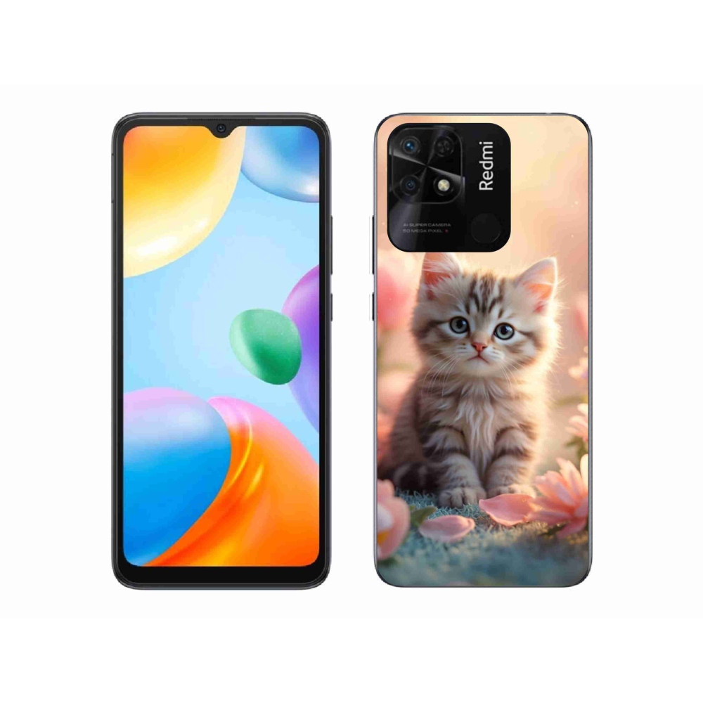 Gelový kryt mmCase na Xiaomi Redmi 10C - roztomilé kotě 8