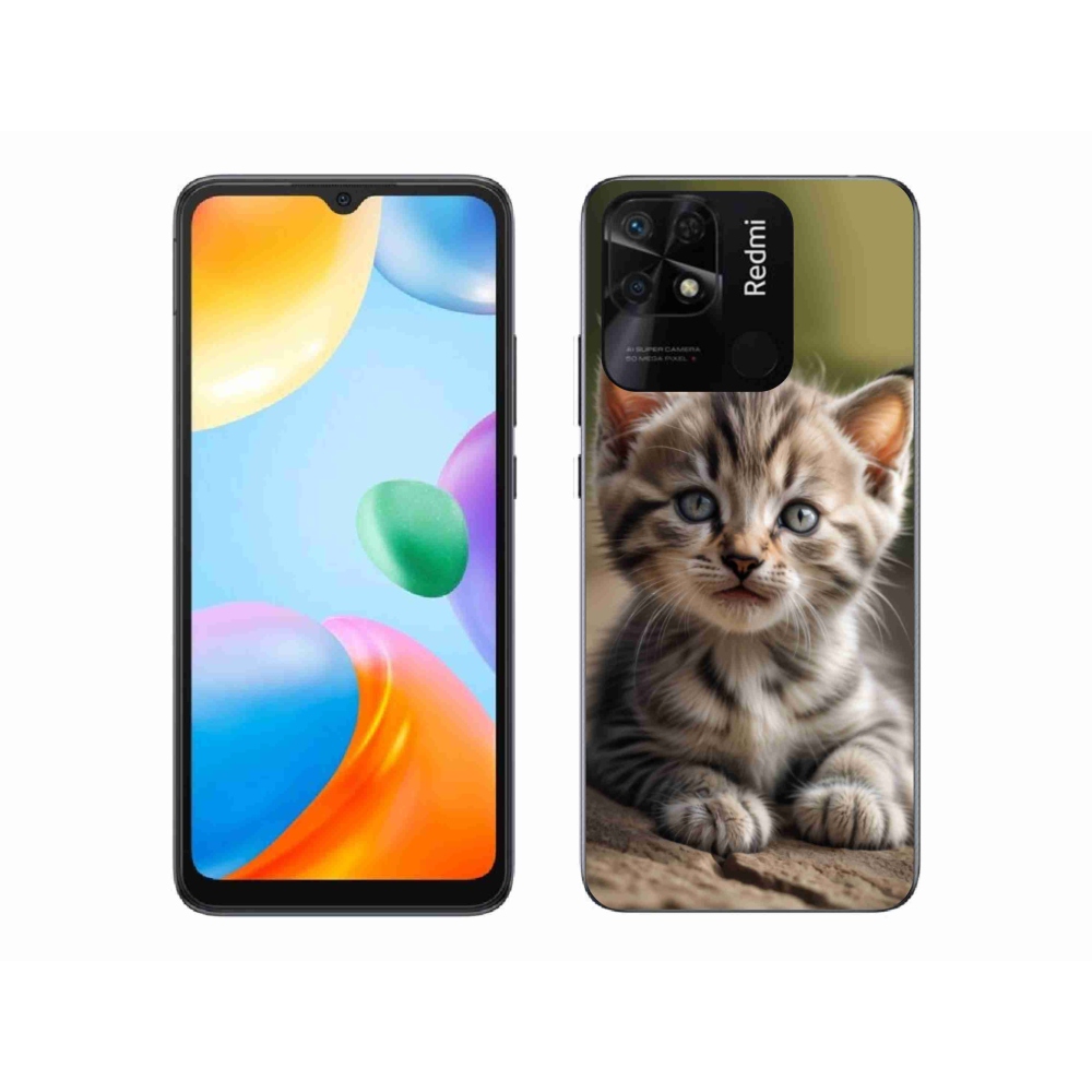 Gelový kryt mmCase na Xiaomi Redmi 10C - roztomilé kotě 9