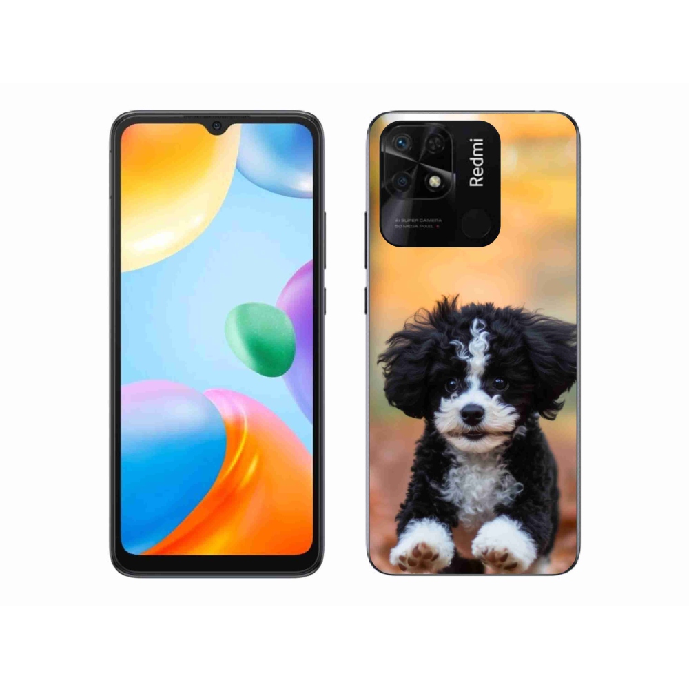 Gelový kryt mmCase na Xiaomi Redmi 10C - roztomilé štěně 2