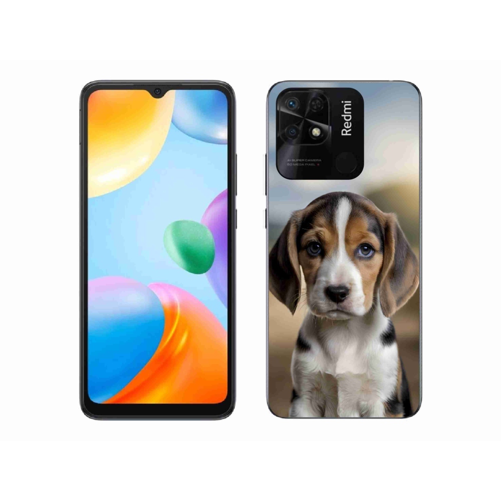 Gelový kryt mmCase na Xiaomi Redmi 10C - roztomilý bígl