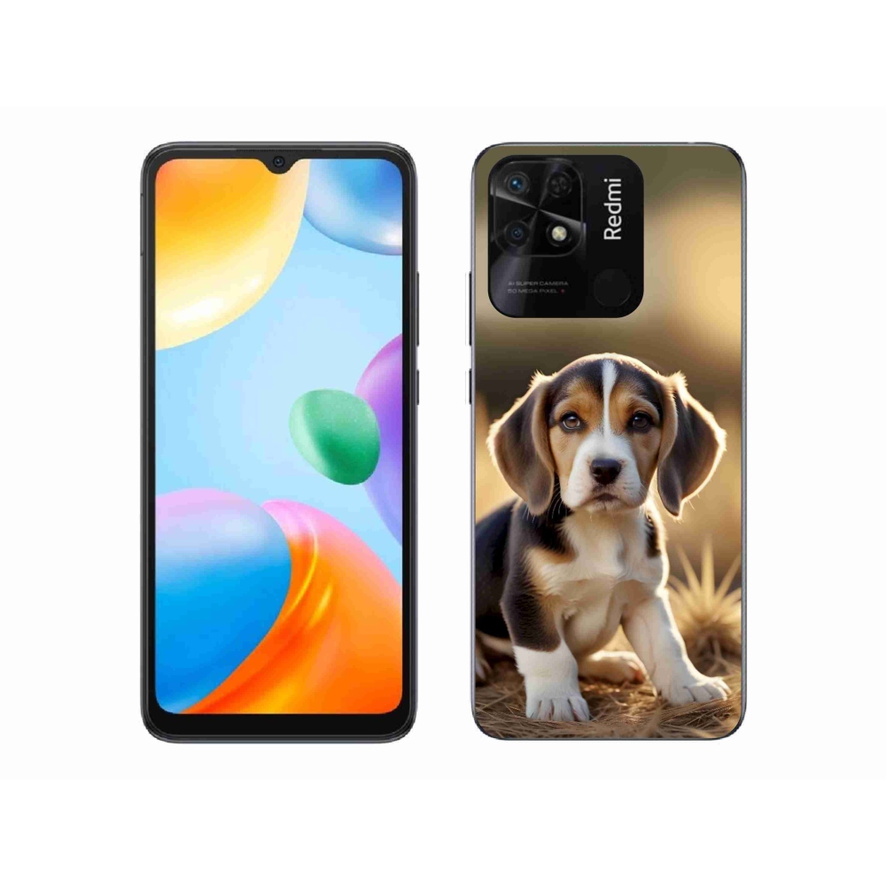 Gelový kryt mmCase na Xiaomi Redmi 10C - roztomilý bígl