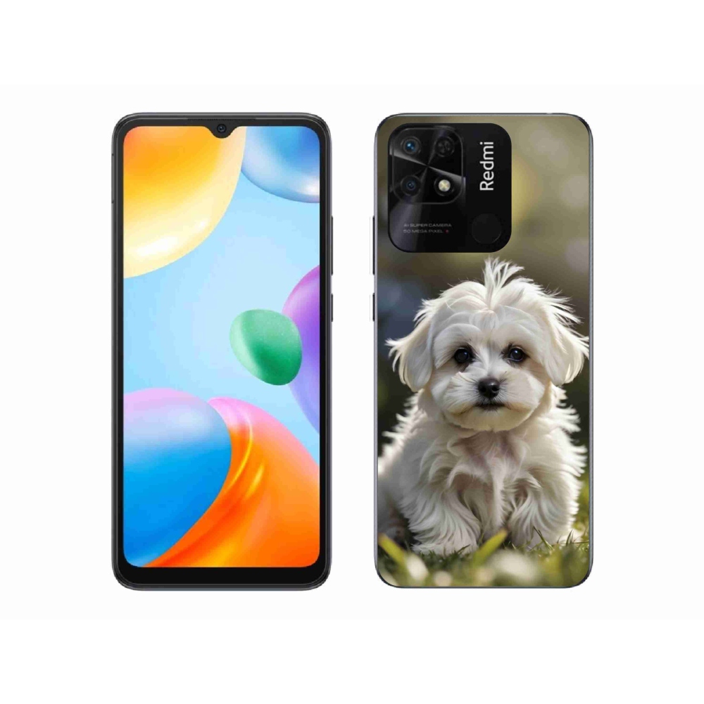 Gelový kryt mmCase na Xiaomi Redmi 10C - roztomilý maltézský psík
