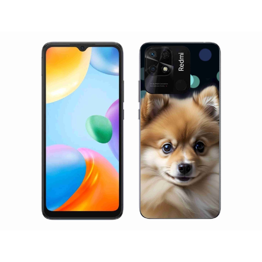 Gelový kryt mmCase na Xiaomi Redmi 10C - roztomilý pomeranian