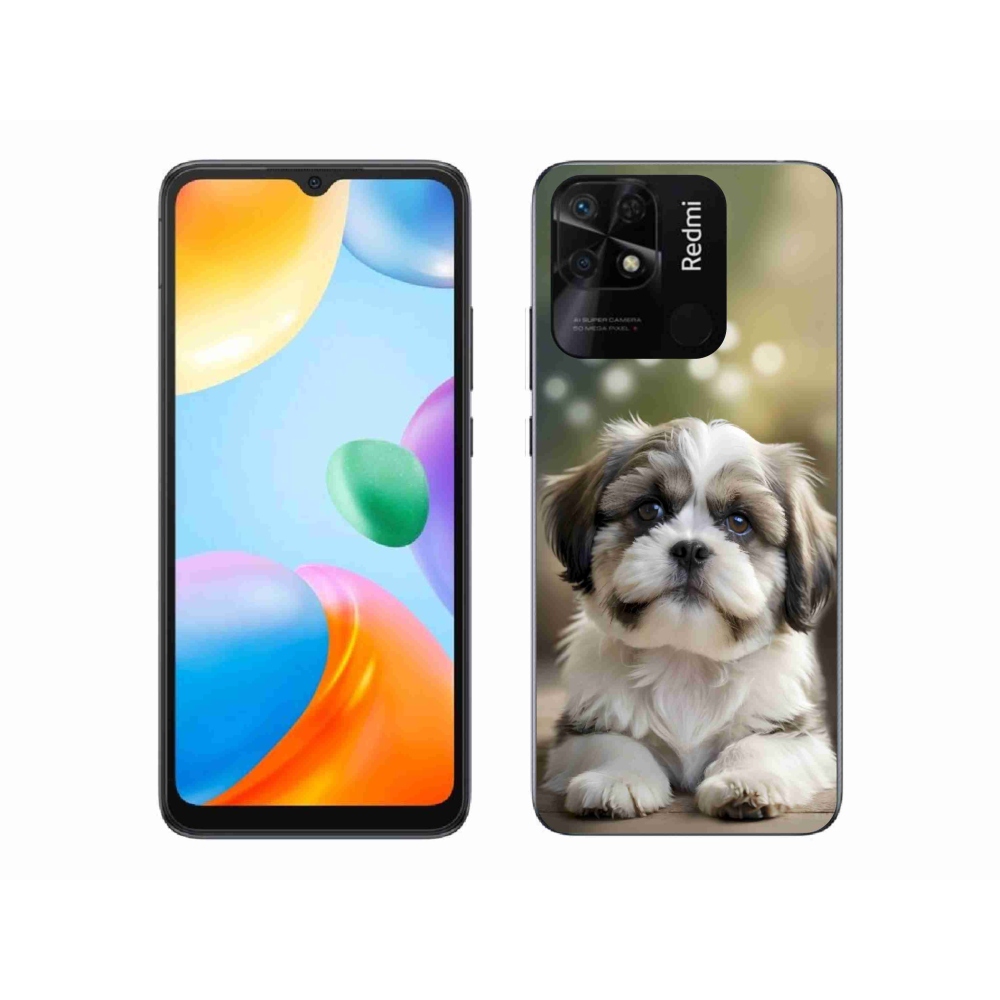 Gelový kryt mmCase na Xiaomi Redmi 10C - roztomilý shih-tzu