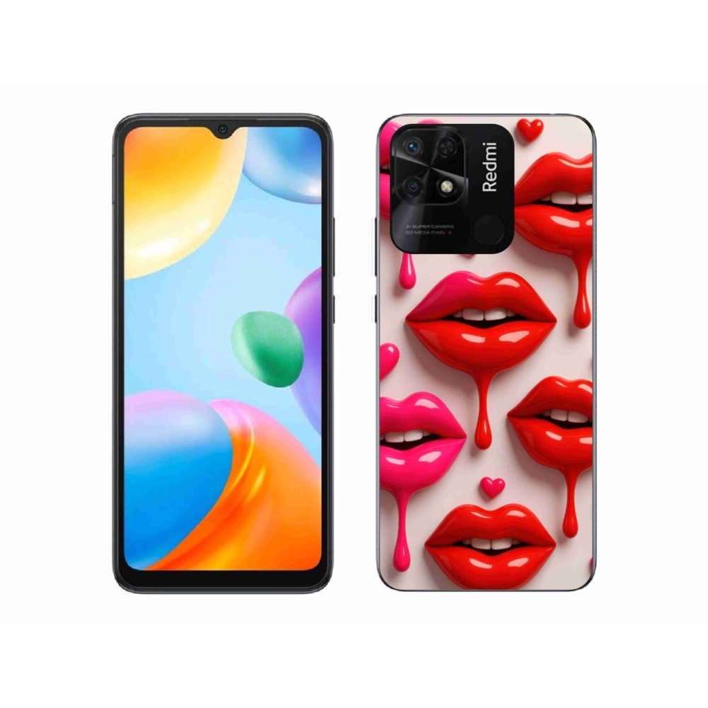 Gelový kryt mmCase na Xiaomi Redmi 10C - rty 2