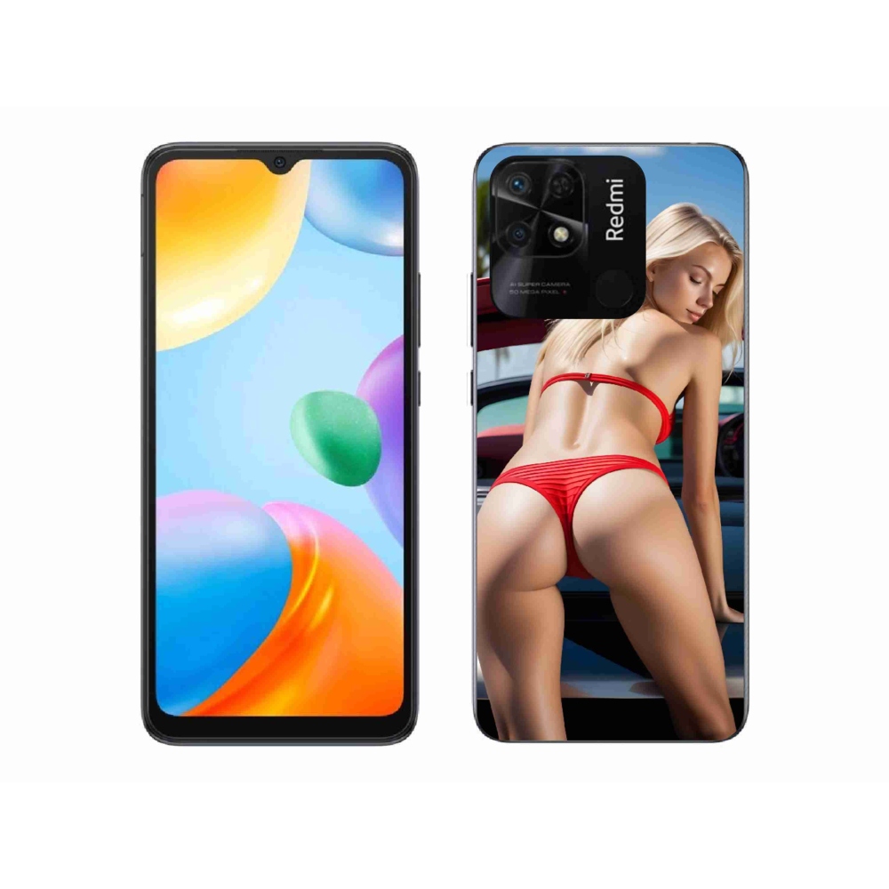 Gelový kryt mmCase na Xiaomi Redmi 10C - sexy žena 2