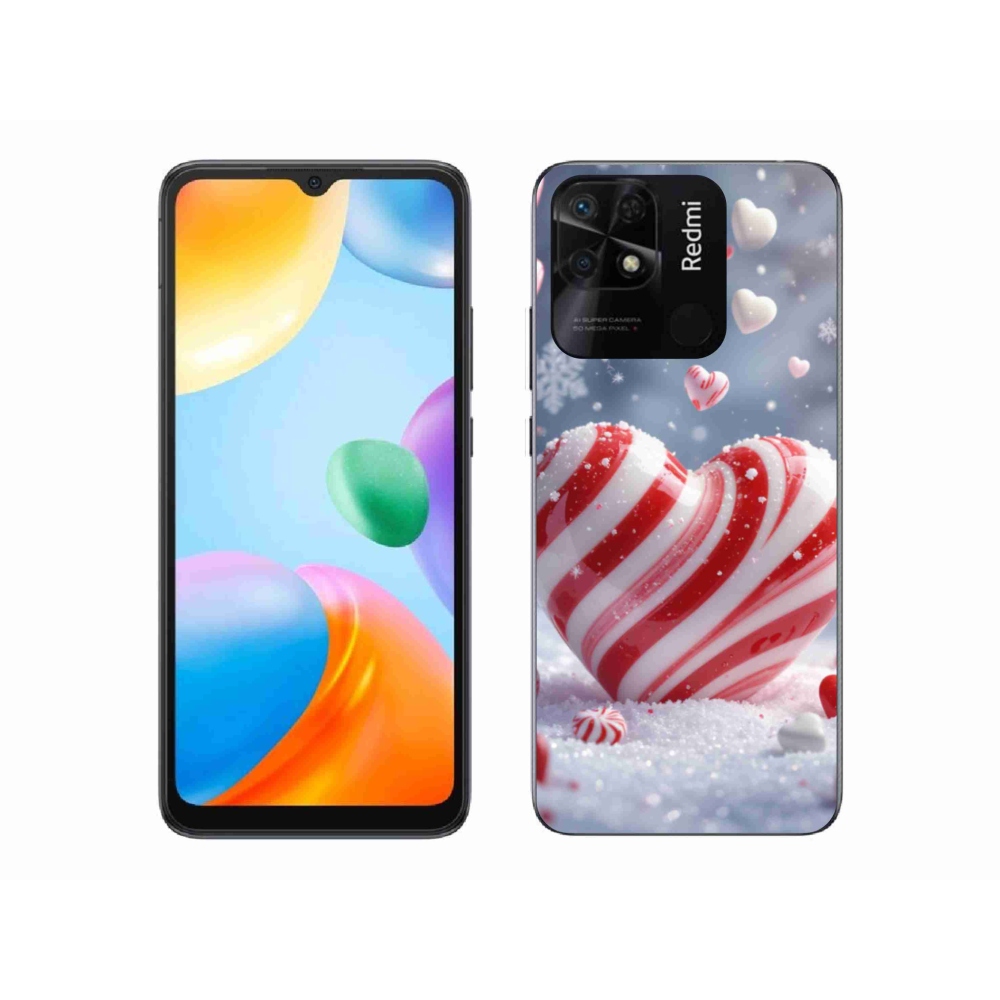 Gelový kryt mmCase na Xiaomi Redmi 10C - sladké srdce