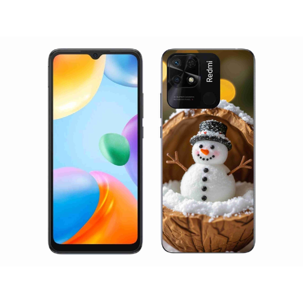 Gelový kryt mmCase na Xiaomi Redmi 10C - sněhulák 4