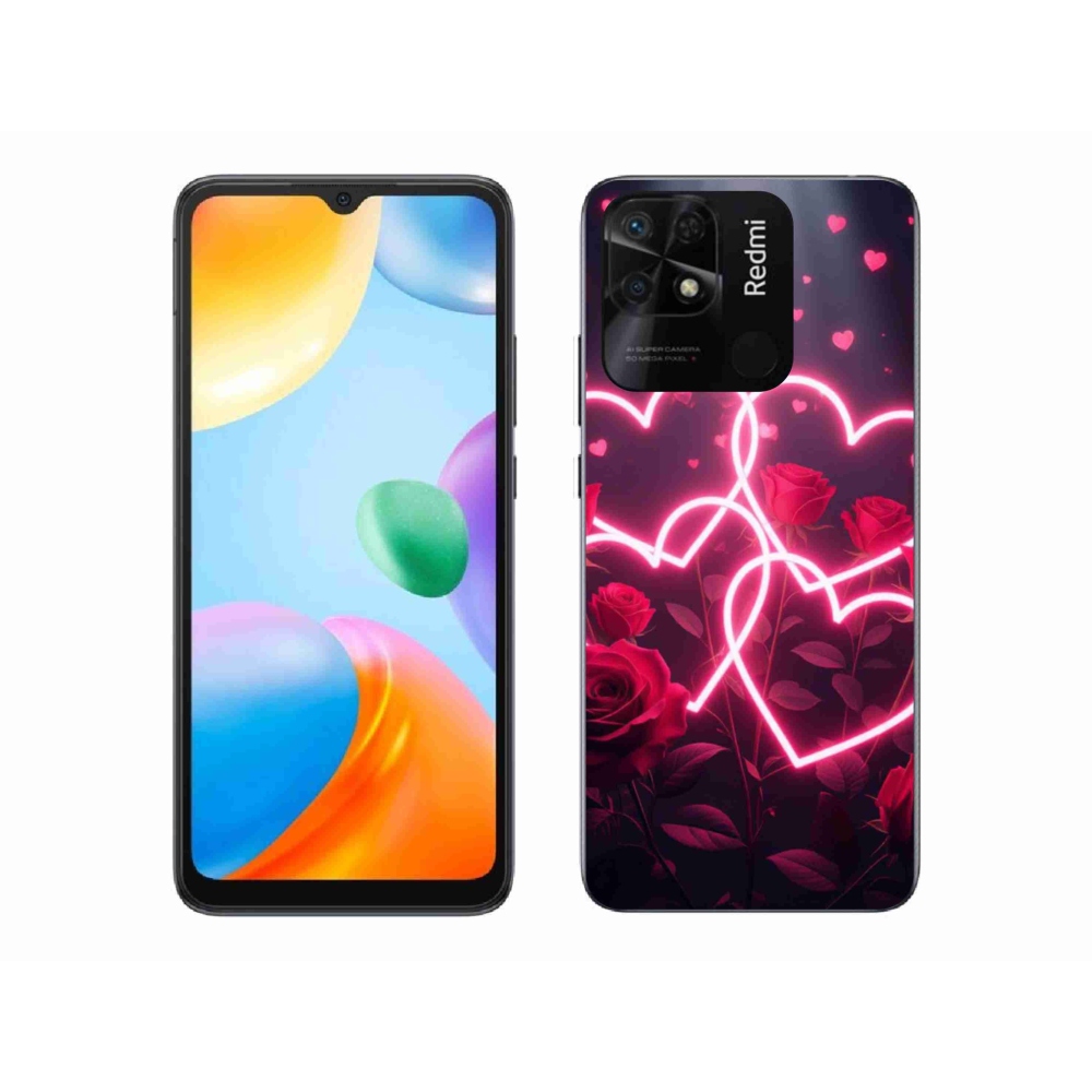 Gelový kryt mmCase na Xiaomi Redmi 10C - srdce lásky