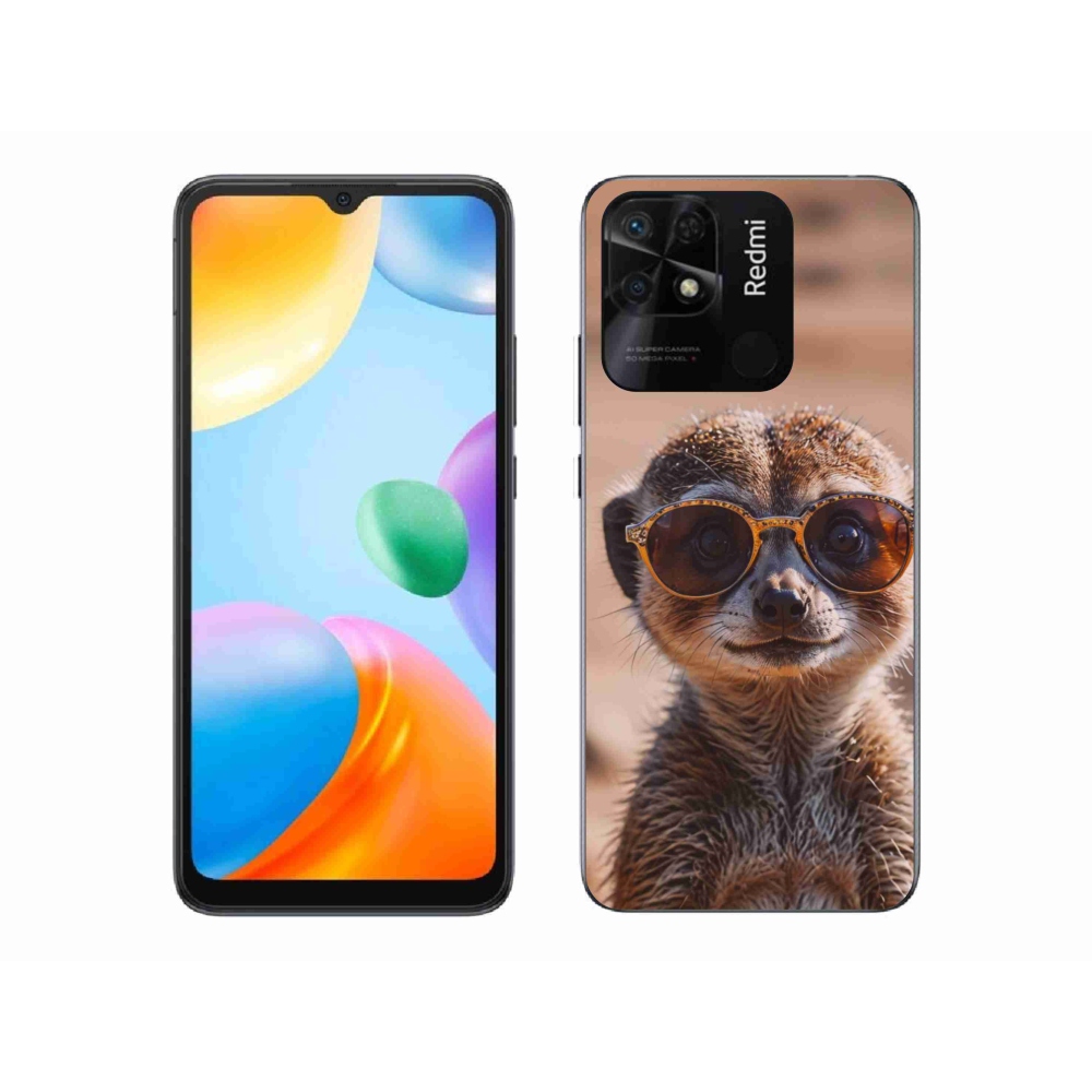 Gelový kryt mmCase na Xiaomi Redmi 10C - stylová surikata