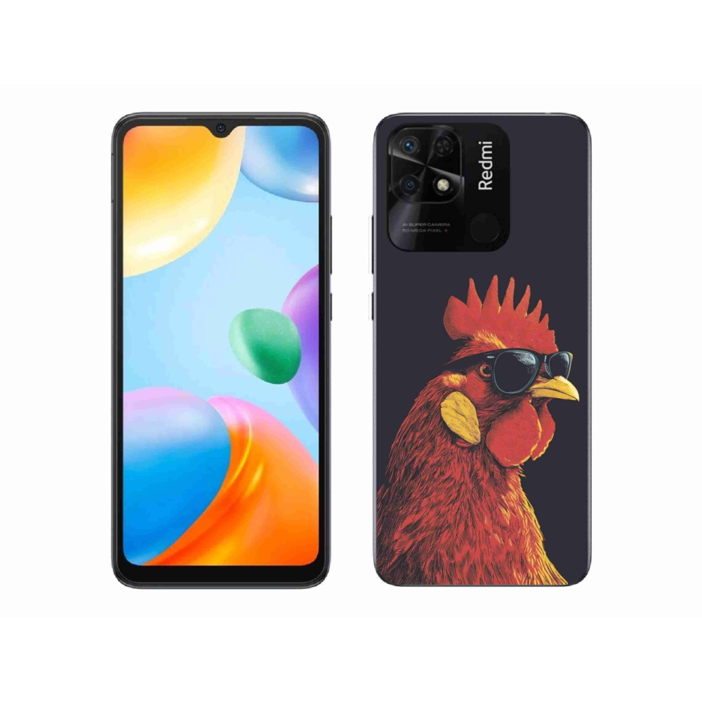 Gelový kryt mmCase na Xiaomi Redmi 10C - stylový kohout