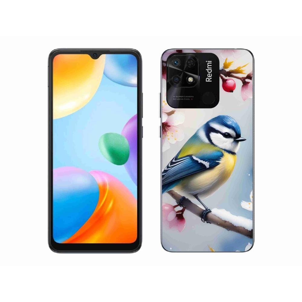 Gelový kryt mmCase na Xiaomi Redmi 10C - sýkorka