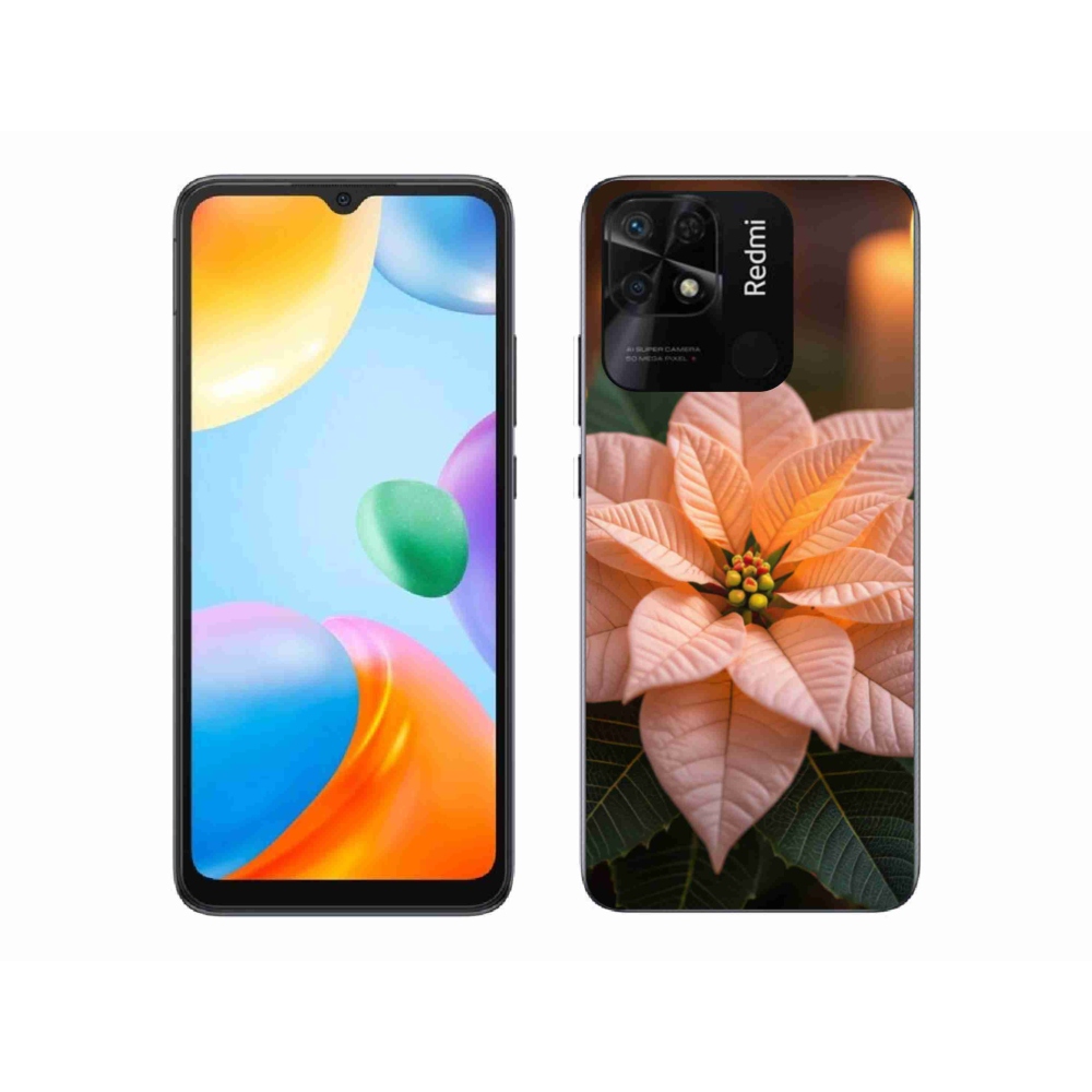 Gelový kryt mmCase na Xiaomi Redmi 10C - vánoční hvězda