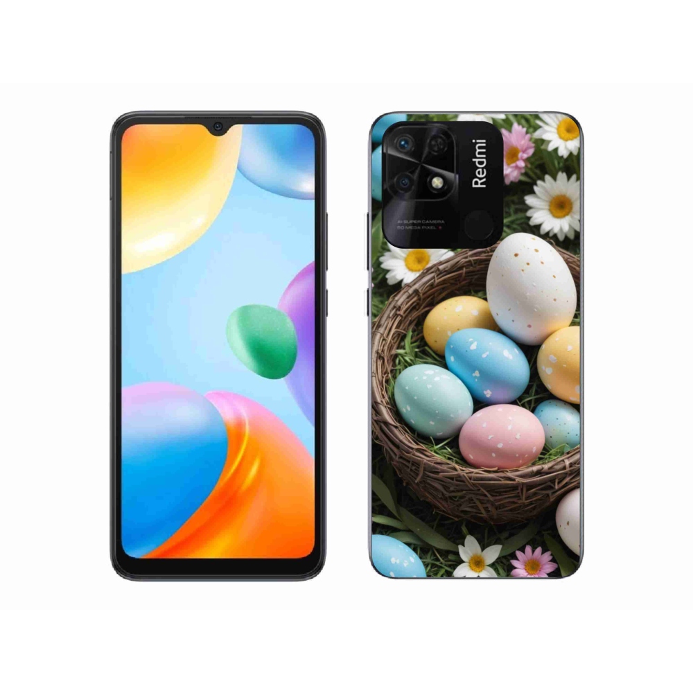 Gelový kryt mmCase na Xiaomi Redmi 10C - velikonoční vajíčka 2