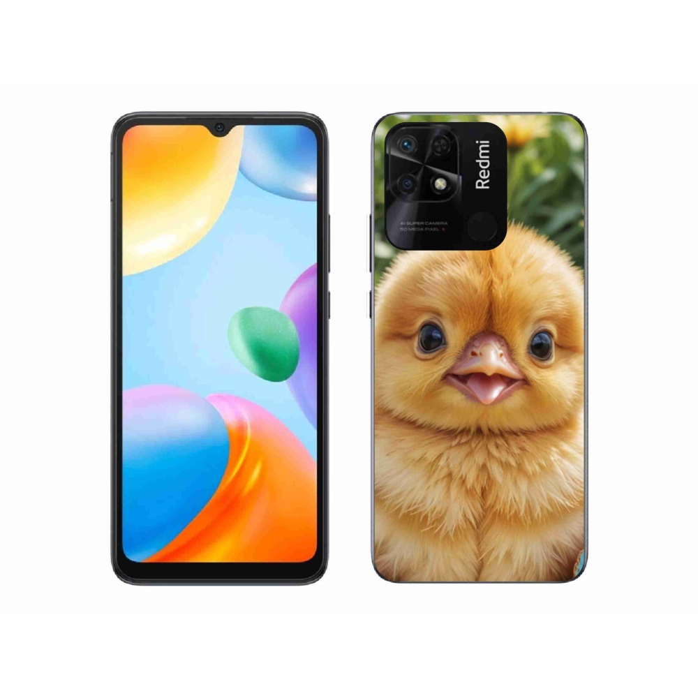 Gelový kryt mmCase na Xiaomi Redmi 10C - veselé kuřátko
