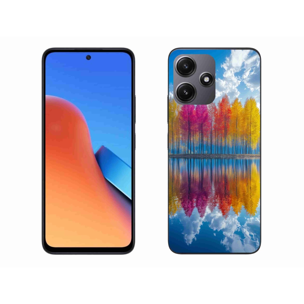 Gelový kryt mmCase na Xiaomi Redmi 12 5G - barevné stromy