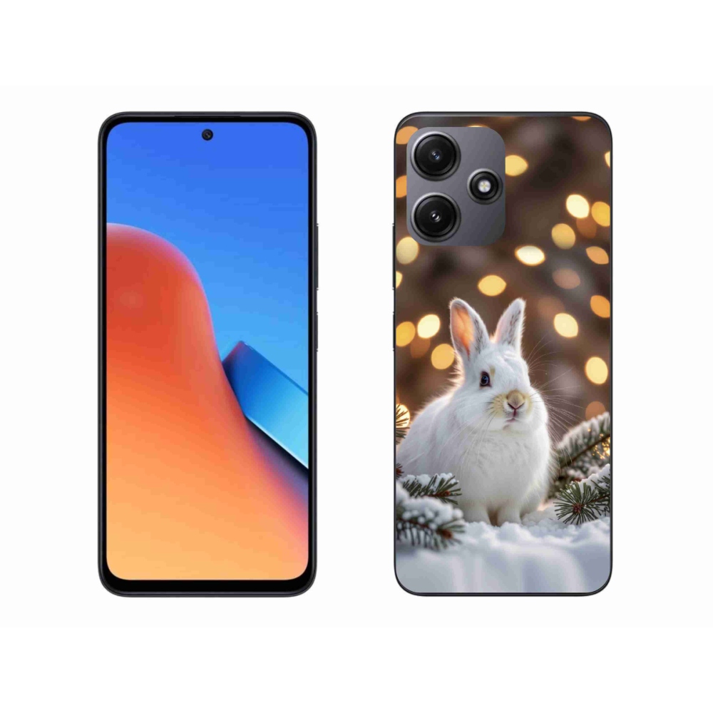 Gelový kryt mmCase na Xiaomi Redmi 12 5G - bílý zajíc