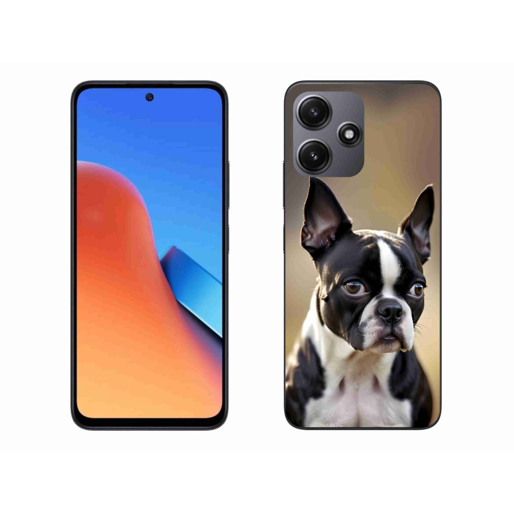 Gelový kryt mmCase na Xiaomi Redmi 12 5G - bostonský teriér
