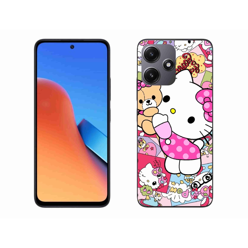 Gelový kryt mmCase na Xiaomi Redmi 12 5G - cute kitty