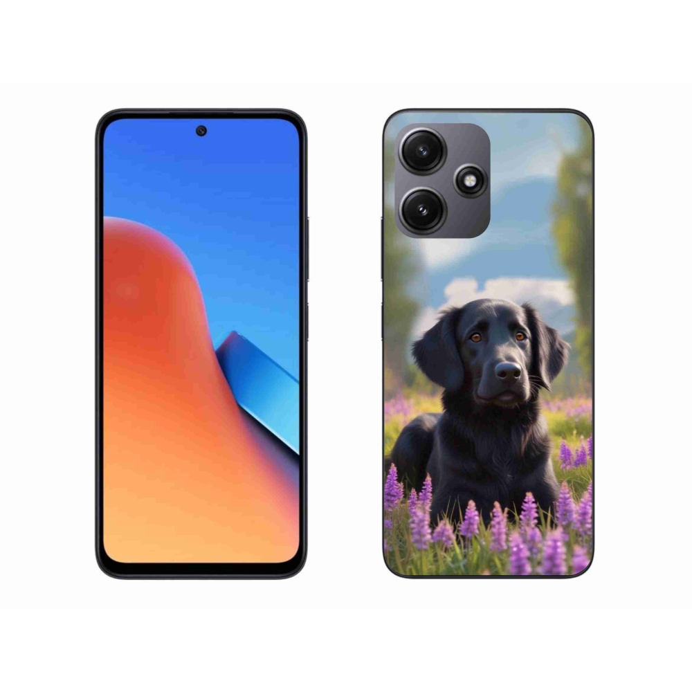 Gelový kryt mmCase na Xiaomi Redmi 12 5G - elegantní černý retrívr