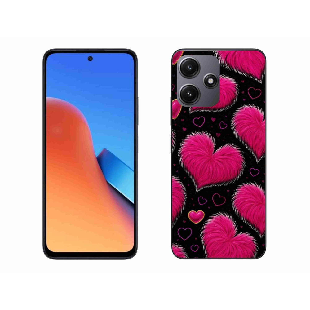 Gelový kryt mmCase na Xiaomi Redmi 12 5G - hebká srdce