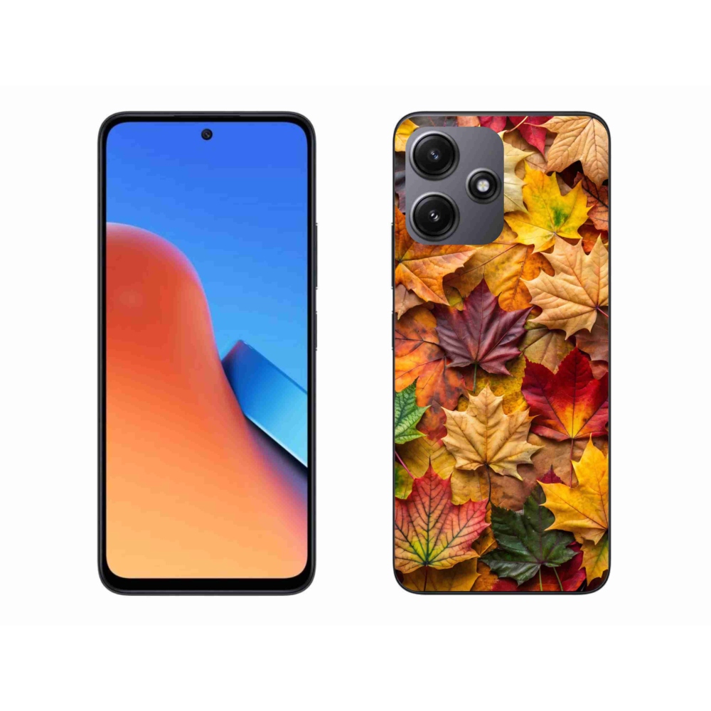 Gelový kryt mmCase na Xiaomi Redmi 12 5G - javorové listy 2