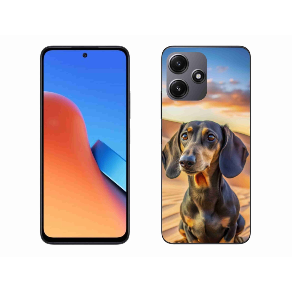 Gelový kryt mmCase na Xiaomi Redmi 12 5G - jezevčík 3 