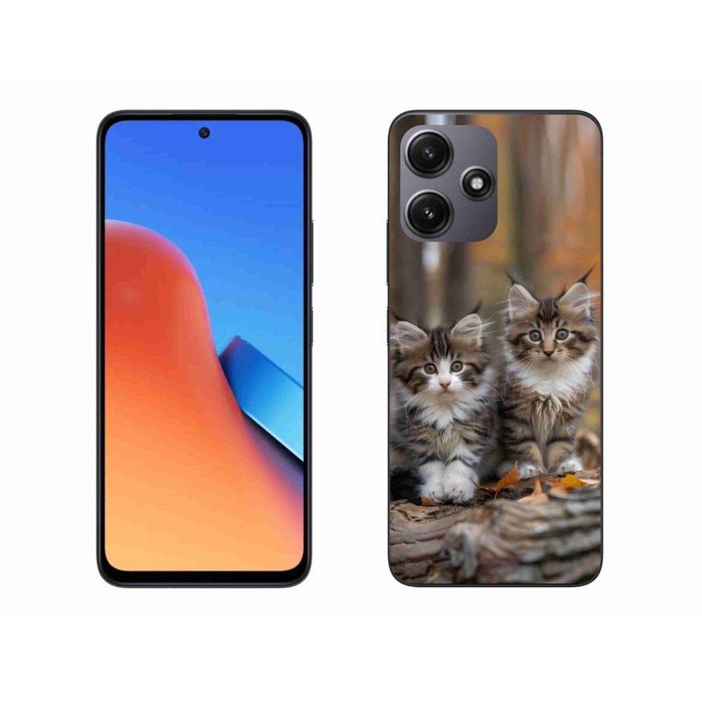 Gelový kryt mmCase na Xiaomi Redmi 12 5G - kočičí duo 3